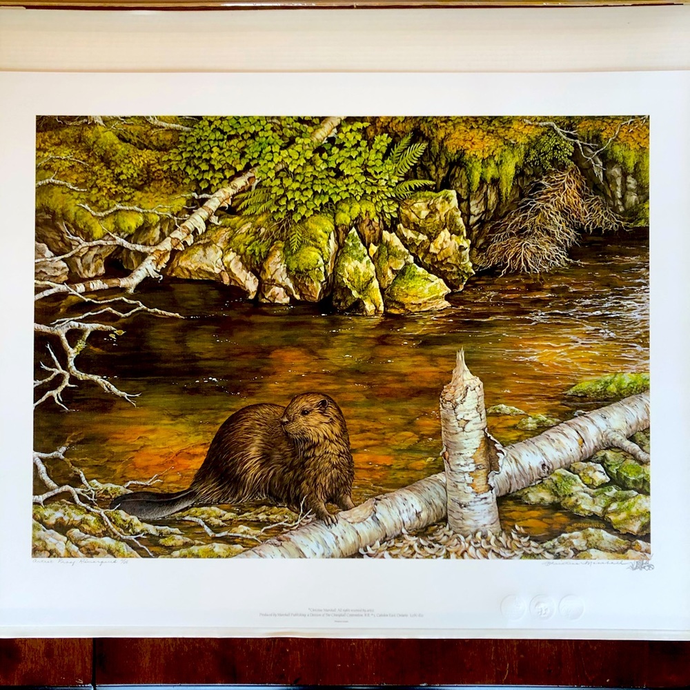 Christine Marshall limited edition lithograph.